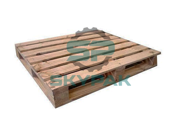An old pine wooden pallet