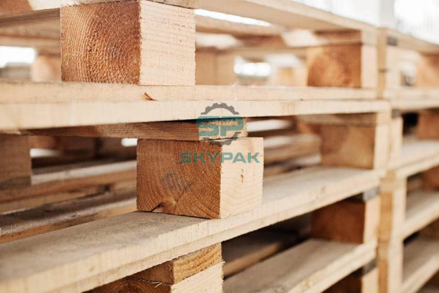 Pallets are made from wood