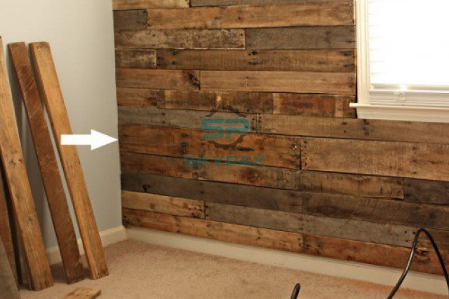 Recycled wooden pallets 