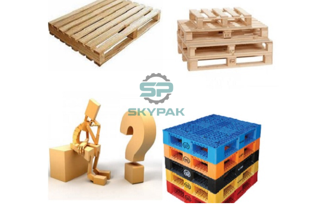 blocks of pallet wood