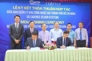 Tổ chức ký kết hợp tác phát triển đội ngũ nhân lực thiết kế trong lĩnh vực điện tử và thúc đẩy phát triển ngành công nghiệp vi mạch bán dẫn tại Việt Nam.