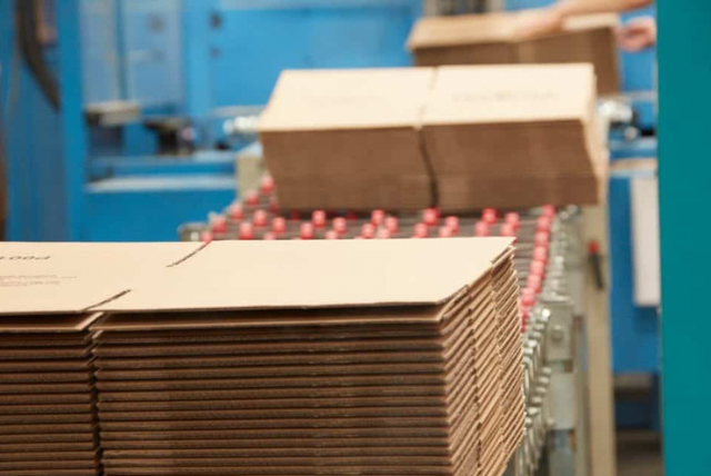 quy trình sản xuất thùng carton